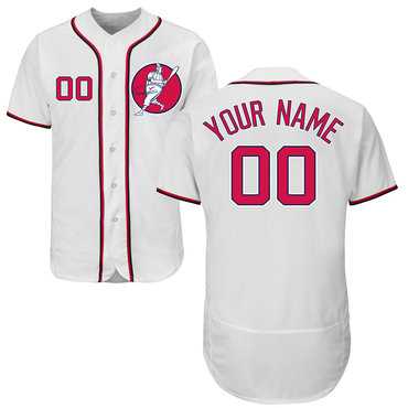 Nationals White Customized Flexbase New Design Jersey,We sell and wholesale Nationals White Customized Flexbase New Design Jersey on line form chian!